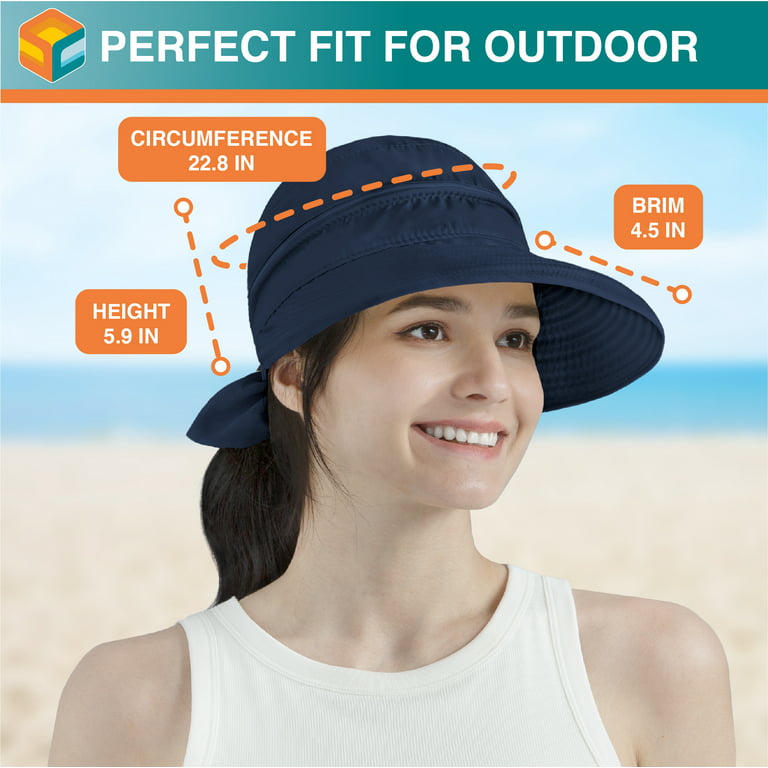 Wide Brim Swim Sun Hat UPF50+ For Women