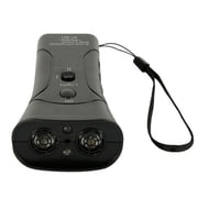 Fznkrag Ultrasonic Dog Training Repeller with Flashlight, Black