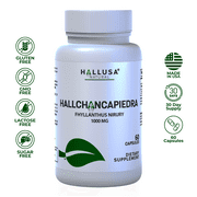 Hallusa Natural Hall Chanca Piedra Stone Breaker 1000 mg Kidney Cleanse & Gallbladder Supplement, Urinary Tract Health - 60 Capsules