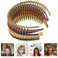 thumbnail image 5 of bands for women's hair 10pcs Plastic Headbands Teeth Comb Headbands Women Simplicity Hair Bands Hair Accessories, 5 of 6
