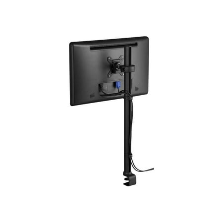 UPC: 0881493005068 | Atdec Display Donut Pole Single – Mounting kit (desk clamp mount  pole  through desk mount  donut clamp) – for LCD display – aluminum  steel – black – screen size: 12 -24  – desk-mountable