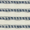 thumbnail image 5 of Nourison Life Styles Woven Lines And Dots Navy Decorative Throw Pillow , 18"X18", 5 of 5
