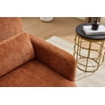 thumbnail image 6 of S-HOME Accent Chair With Boucle Fabric Upholstered Armchair Comfortable Single Sofa For Living Room Bedroom Office，Orange, 6 of 10