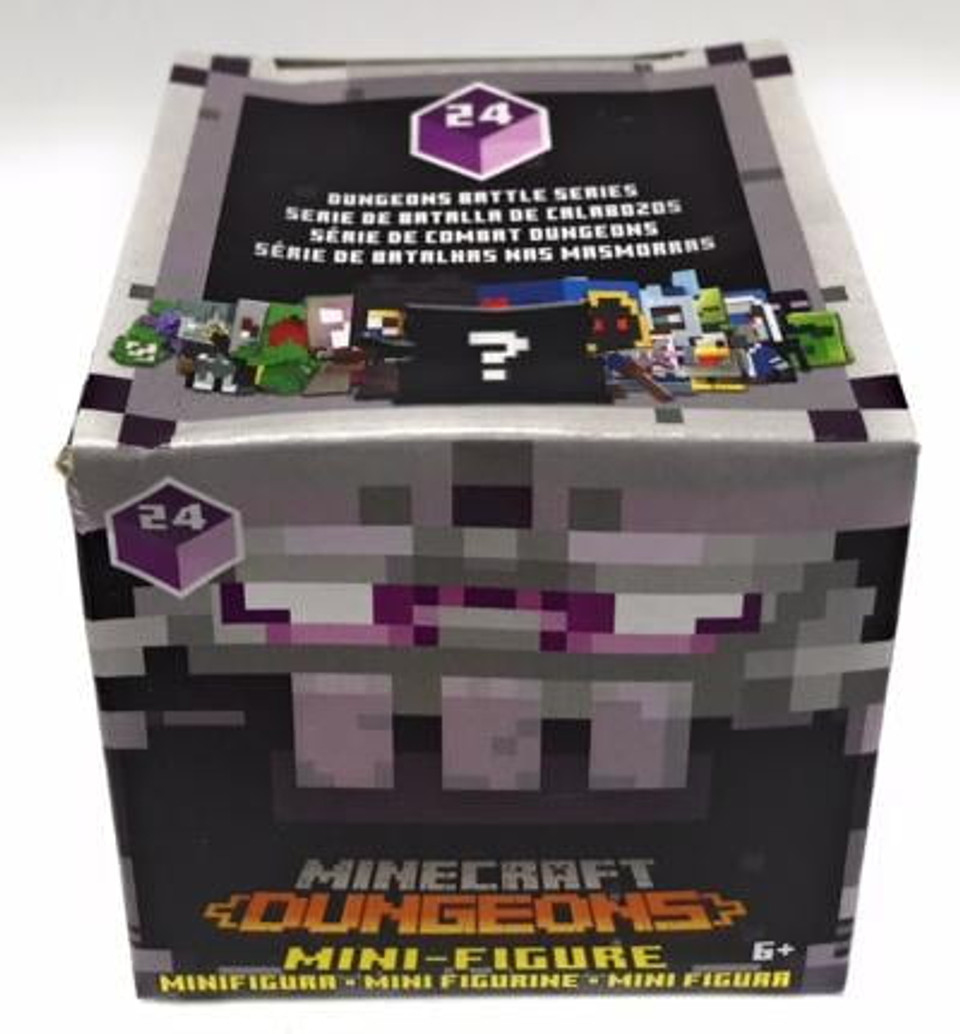 Minecraft Dungeons Series 24 Mini Figure Mystery Pack Bundle of 3 Packs