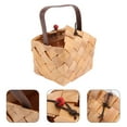 thumbnail image 4 of 1 cesta de regalo tejida a mano, cesta de mano, cesta de almacenamiento tejida, 4 of 7