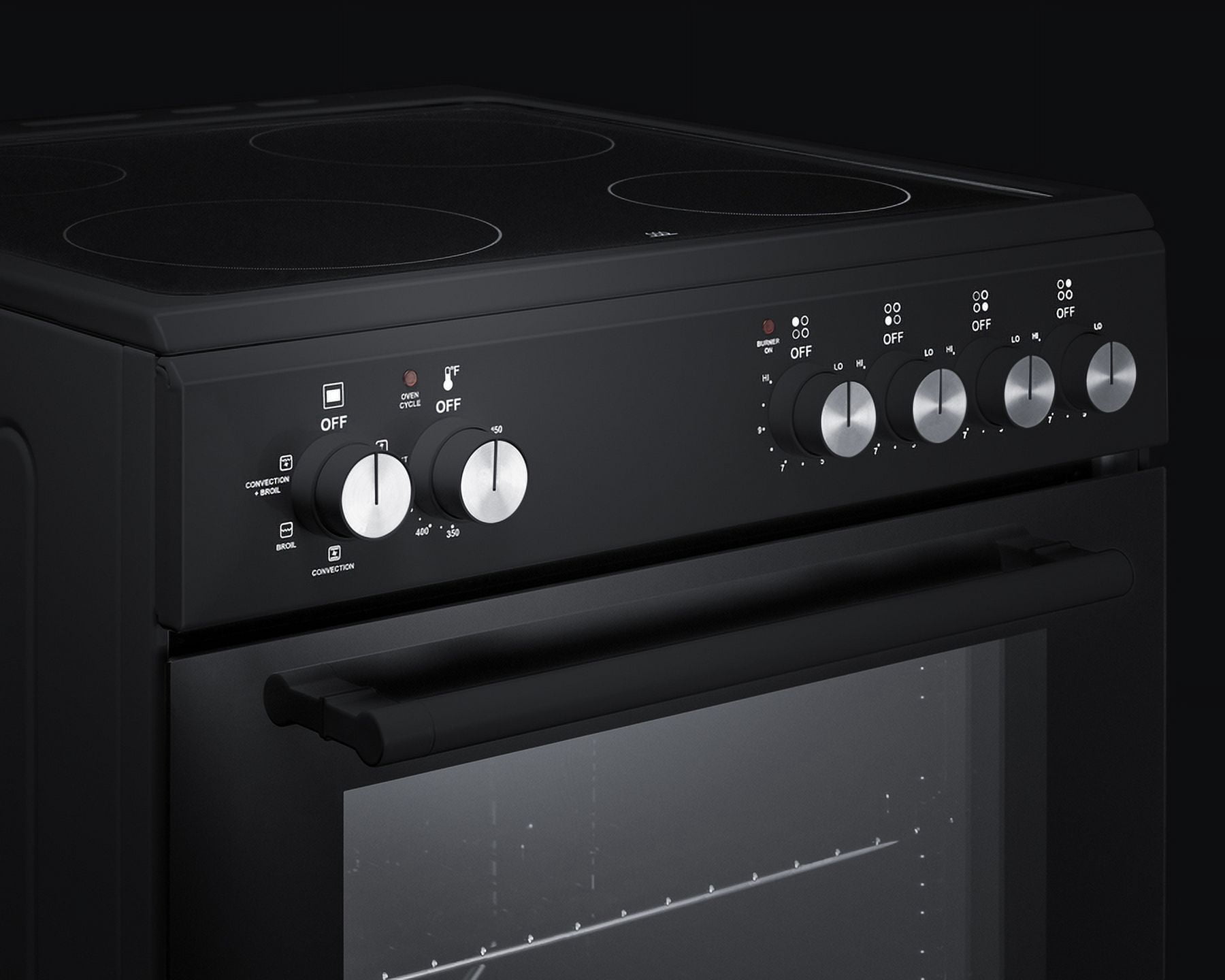 24" Wide Electric Smooth-Top Range