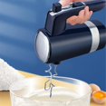 thumbnail image 2 of Jamark Electric Hand Mixer Stainless Steel 600w With Storage Base Kitchen Food Mixers Baking Eu Plug, 2 of 5