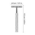 thumbnail image 3 of Vintage Long Handle Double Edge Safety Razor -Stainless Steel Blades-Open Shaving Razor for Smooth Wet Shaving Experience with 5 Coated Double Shavers Blades, 3 of 8