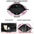 thumbnail image 3 of Pink Breast Cancer Travel Tote Bags for Women Carry On,Large Weekender Bags for Women Travel,Multi Functional Duffle Bag for Work,Shopping,Sports, 3 of 5