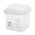 thumbnail image 2 of Menrkoo Plastic Sealed Cans Kitchen Storage Box Transparent Food Canister Keep Fresh B Clear, 2 of 2