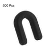 thumbnail image 3 of Uxcell 500Pack Horseshoe Shim Tile Spacers Wall Floor Tile Plastic 1/4 Inch Black, 3 of 4