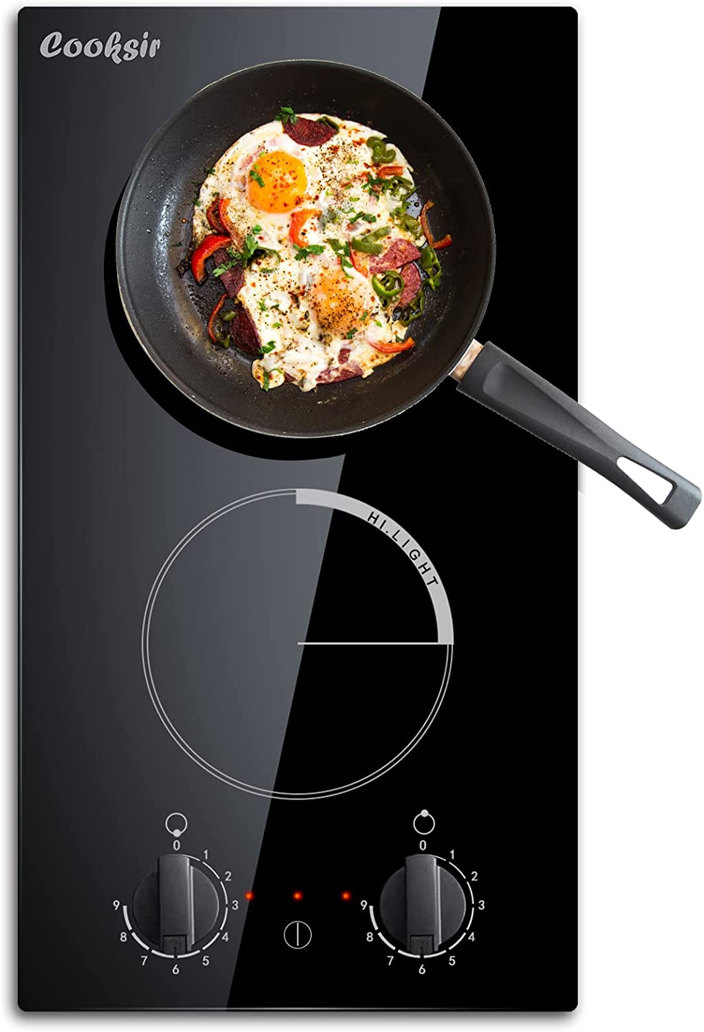 electric cooktop with plug