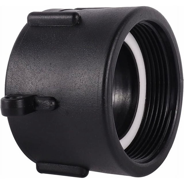 Adaptador IBC de rosca gruesa de 60 mm a 2", adaptador para grifo de manguera de riego, conexión de tanque de 1000 litros, para válvula de tanque de 1000 l, tanque de agua de lluvia,