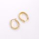 thumbnail image 3 of Finas Arracadas Oro 24k Lam Con Finos Swarovski De 2.8 Cm amarillo Unitalla, 3 of 4