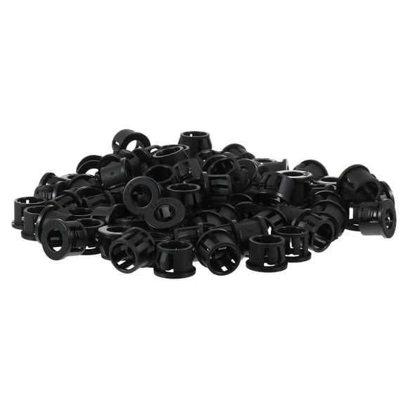 OULII Cable Snap Noir Illet Lot de 100 Résistant à l'Usure Forme Circulaire