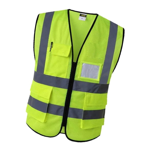Chaleco de seguridad reflectante Yotijar Equipo de ingeniero Amarillo