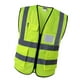 thumbnail image 2 of Chaleco reflectante de seguridad Equipo de construcción para ingenieros con bolsillos, se pliega lo suficientemente pequeño para bols L Amarillo, 2 of 9