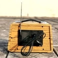thumbnail image 5 of Radio Portátil, Radio Vintage Bluetooth FM/AM/(MW)/SW, Design en Bois Classique Retro Radio Bluetooth, Poste Radio Vintage Prize en Charge de la Carte TF/AUX/USB/Haut-Parleur 5W, 5 of 5