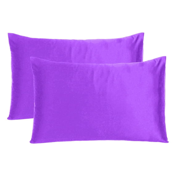 Oussum Satin Pillowcases 2-Pack for Hair Skin Standard King Queen Bed Pillow Cases Bedroom Online