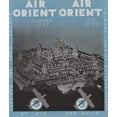 thumbnail image 2 of Air Orient Brochure, Summer 1933, Framed Vintage Travel Poster, 2 of 2