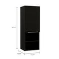 thumbnail image 4 of TUHOME Mila 32" Medicine Cabinet In Black - Material -Engineered Wood, 4 of 8
