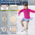 thumbnail image 3 of 2 Pair Dance Knee Pads Figure Skating Gel Knee Pads Cushion And Support Knee Cap Breathable Knee Support For Dancing Ice Skating Gymnastic Volleyball, 3 of 5