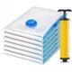 thumbnail image 1 of Vacuum storage bags, 6 bags (40 X 60 cm) reusable vacuum storage bags with travel pump, for bedding, clothes, quilts etc., 1 of 4