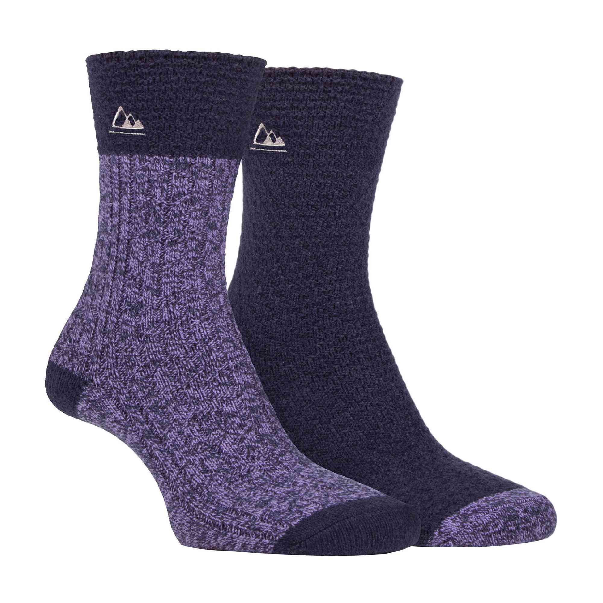 Kooogearwomens Ladies Walking Hiking Work Thermal Socks Anti Blister Winter