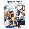thumbnail image 6 of USB Desk Fan 4000mAh Rechargeable Battery Powerful Super-Thin Small Table Cooling Fan Quiet Electric Fan for Home Office, 6 of 10