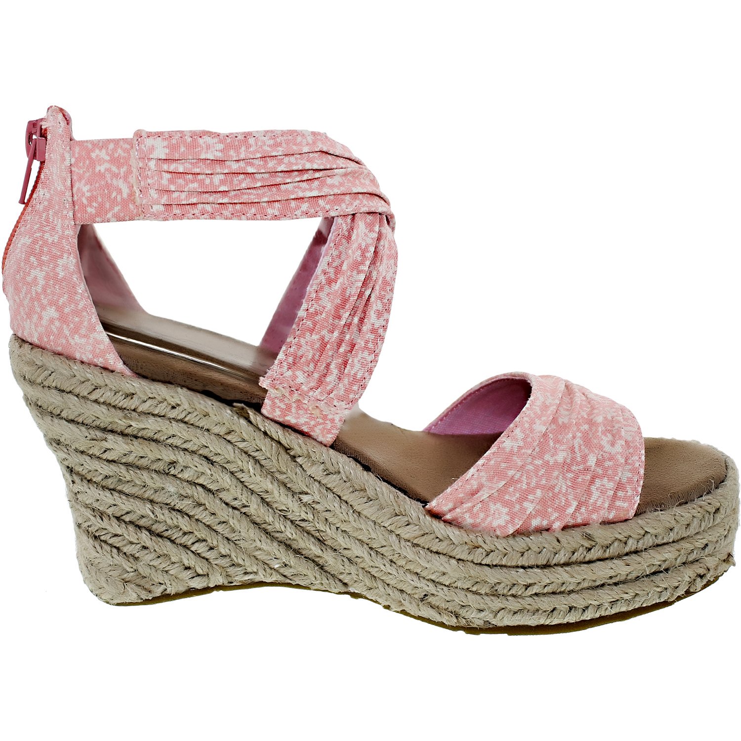 Bearpaw Bearpaw Women S Begonia Coral Ankle High Fabric Sandal 7m Walmart Com Walmart Com