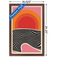 thumbnail image 3 of Minimalist Sunset Wall Poster, 14.725" x 22.375" Framed, 3 of 5