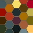 thumbnail image 2 of Grayscale 20x20 Black Ornate Wood Framed with Double Matting Museum Art Print Titled - Bright Hive III, 2 of 4