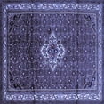 thumbnail image 1 of Ahgly Company Indoor Square Persian Blue Traditional Area Rugs, 8' Square, 1 of 4