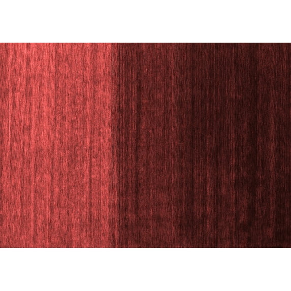 Ahgly Company Indoor Rectangle Abstract Red Contemporary Area Rugs, 6' x 9'