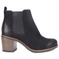 thumbnail image 4 of White Mountain Women's 2" Heel Faux Nubuck Ankle Boot (Black, 8), 4 of 12
