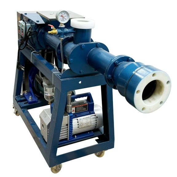 Vacuum Pug Mill 3.94" Outlet Ceramic Clay Processing Machine for Ceramic Industry Raw Material Preparation 220V