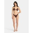 thumbnail image 2 of No Boundaries Warm Chocolate Bikini Top, Women's, 2 of 5