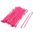 thumbnail image 1 of Organizador de Cintas de Nylon Autocierre de 2.5mm de Ancho en Magenta, 100 Pcs, 1 of 2
