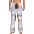 thumbnail image 2 of Kdxio Yak Print Men's Sleep Pajama Pant Lounge Pants with Pockets, 2 of 8