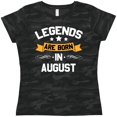 thumbnail image 3 of Inktastic Legends Are Born in August Women's T-Shirt, 3 of 5