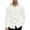 White, variant on QSXADF Men's Shirt Jacket Casual Hooded Long Sleeve Button Down Pocketed Relaxed Coat