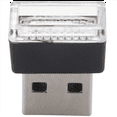 thumbnail image 2 of 3X Mini Portable Mini USB LED Car Light Car Interior USB Atmosphere Light Plug and Play Decorative Light White, 2 of 8