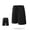 hgg199-Black, variant on Yaoyar Men's Gym Workout Shorts 5"/7"/10" Lightweight Bodybuilding Athletic Shorts Running Training with Zip Pockets