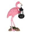 thumbnail image 3 of Solar Garden Statue Flamingo Figurine- Garden Art with Solar Lantern, Loving Flamingo for Patio,Balcony,Yard, Lawn-Unique Housewarming Gift for Garden Mom Grandma, 3 of 8