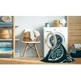 thumbnail image 2 of Ahgly Company Machine Washable Indoor Rectangle Transitional Night Black Area Rugs, 5' x 7', 2 of 7