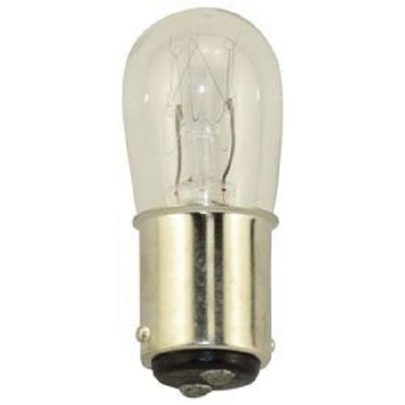 CEC Industries #6S6 DC 120V Bulbs, 120 V, 6 W, BA15d Base, S-6 shape (Box of 10)