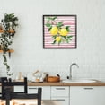 thumbnail image 2 of Stupell Industries Juicy Lemon Vine on Pink Black Framed Giclee Art design by Paul Brent, 17 x 17, 2 of 8