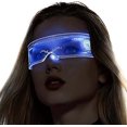 thumbnail image 1 of Gafas LED TANGJMXG anteojos luminosos parasol LED festival de cosplay, 1 of 5