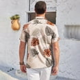 thumbnail image 4 of HAOMEILI Men's Hawaiian Shirt Short Sleeve Floral Button Down Shirts Tropical Holiday Beach Shirts, 4 of 7