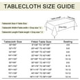 thumbnail image 4 of JIUZHEN Faux Linen Rectangle Tablecloth - Wrinkle and Stain Resistant Washable Table Cloth for Kitchen Dining Room Holiday Table Cover for Party Dinner Picnic, Stone, 54 x 80 Inch, 4 of 9